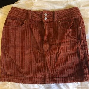 Burnt Orange Nordstrom Skirt
